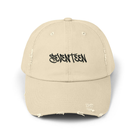 Seventeen Distressed Hat